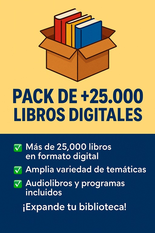 PACK DE +25.000 LIBROS DIGITALES