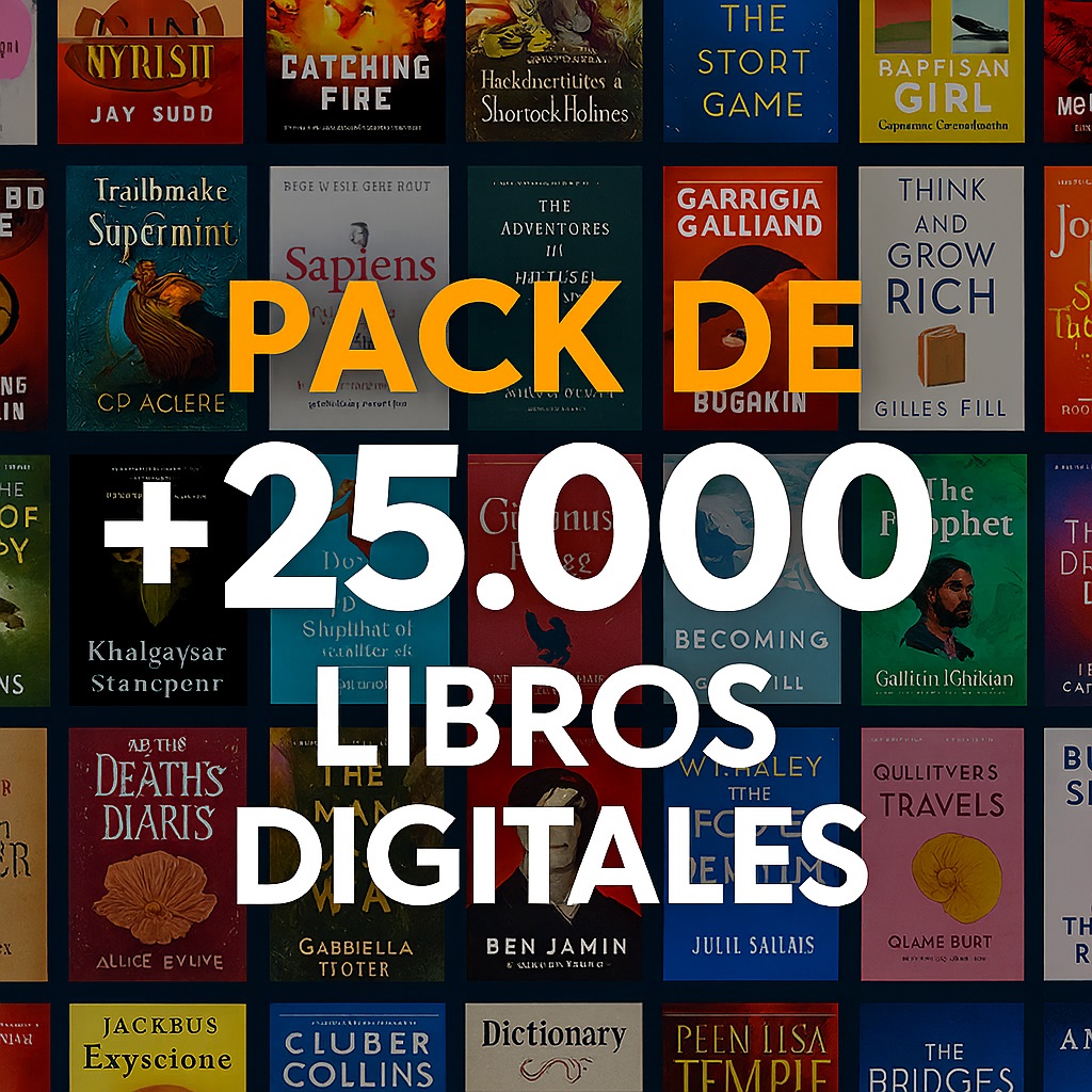📦 PACK DE +25.000 LIBROS DIGITALES